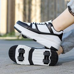 Adjustable Roller Skates for Girls with Smooth Gliding Wheels