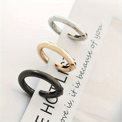 10pcs Circular Mountaineering Clasp Key Ring Fastener