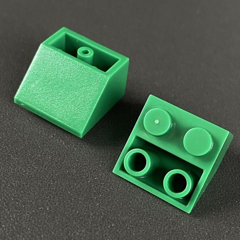 20pcs 2x2 Slope Anti Bevel Bricks MOC Parts Mixed ABS Material for Children