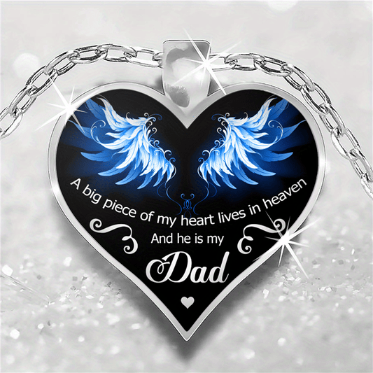 I Love My Dad Necklace Memorial Necklace Gift For Children Kids Accessories