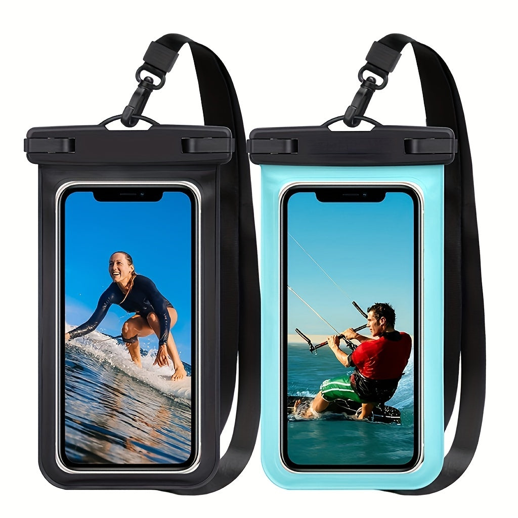 Waterproof Phone Pouch for Outdoor Activities Transparent PVC Dry Bag