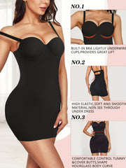 Shaping Slip Dress Tummy Control Slimming Body Shaper Underwear