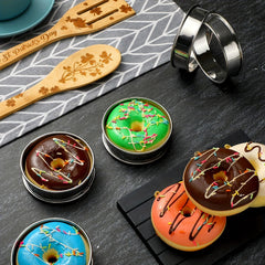 5pcs Stainless Steel Crumpet Rings 10 16 Cm Nonstick Round Cake Rings