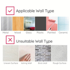 6pcs Hexagon Felt Bulletin Board Self Adhesive Wall Tiles with Push Pins