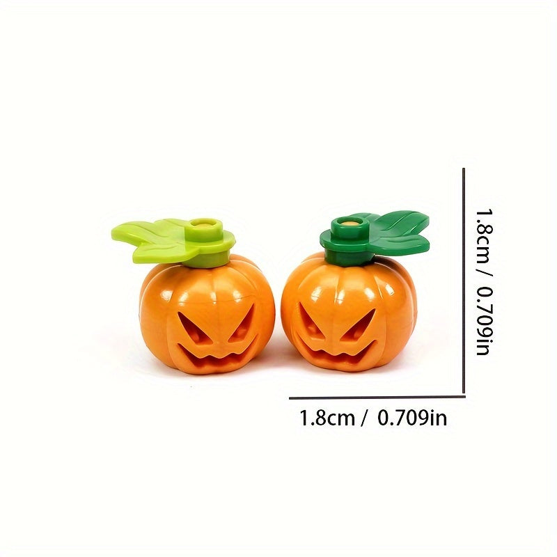 Halloween Stacking Blocks Set Spooky Pumpkin Heads Bats Spiders Ghost House