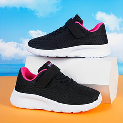 Girls Ultralight Breathable Sneakers for Outdoor Running