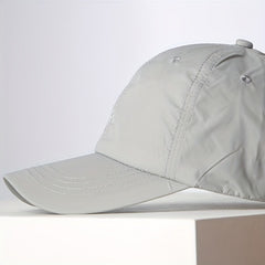 Unisex Sunshade Adjustable Baseball Cap With Mountain Embroidery