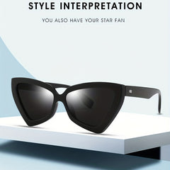 Y2K Triangle Cat Eye Sunglasses UV400 Sun Shades