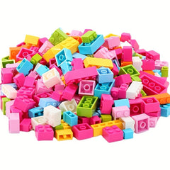 500pc Small Building Blocks Colored Bases for DIY Creativity