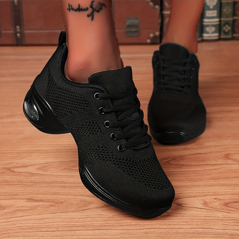 Women's Mesh Breathable Air Cushion Dance Sports Shoes Lightweight Non slip
