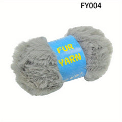 Faux Mink Fur Yarn for DIY Knitting & Crocheting 50g