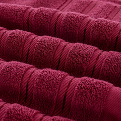 6pcs Solid Towel Set Soft And Absorbent Towels For Bathroom