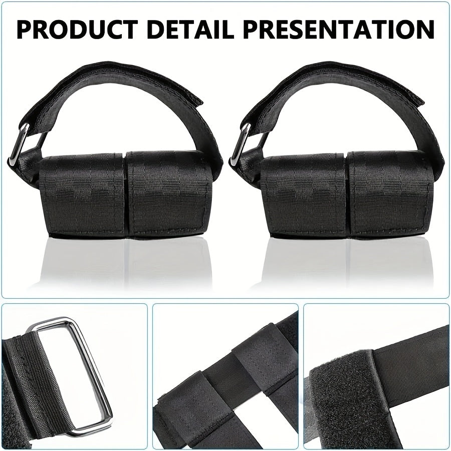 Adjustable Dumbbell Lifting Straps for Leg Exercises