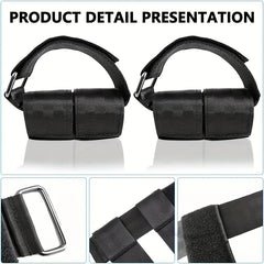 Adjustable Dumbbell Lifting Straps for Leg Exercises