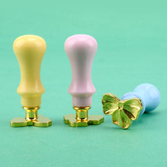 1pc Bow Wax Seal Stamp Handle With Stamp Head