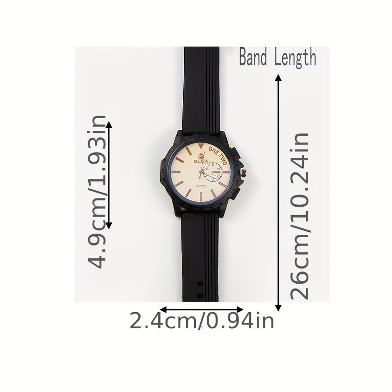 Business Men's Watch Casual Tape Men's Watch