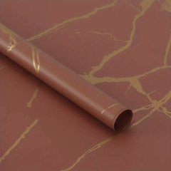 20pcs Waterproof Flower Wrapping Paper Marble Pattern Gift Wedding Supplies