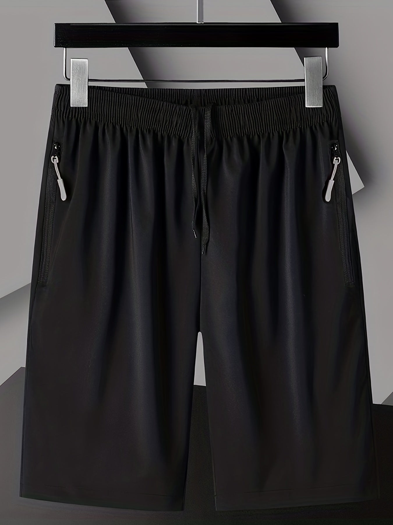 Men's Casual Elastic Waist Drawstring Shorts for Summer