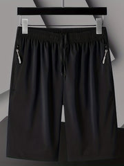 Men's Casual Elastic Waist Drawstring Shorts for Summer