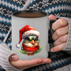 11oz Funny Bird Printed Coffee Mug Cup Christmas Theme Ceramic Mug