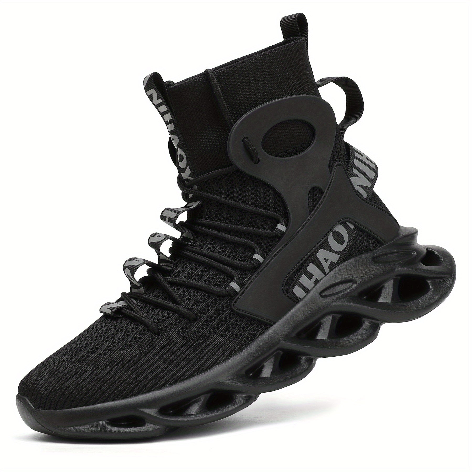 Men's High Top Blade Sneakers for Jogging Tennis Gym