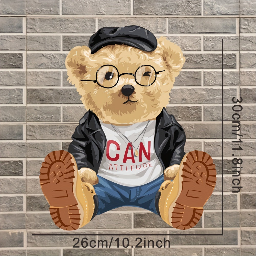 Cartoon Anime Teddy Bear Sticker for Decoration