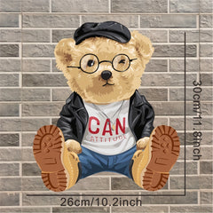Cartoon Anime Teddy Bear Sticker for Decoration