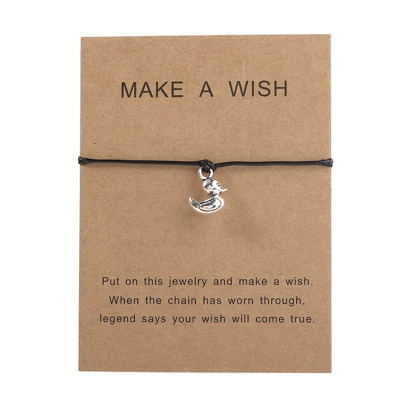 Duck Braided Bracelet Hand Jewelry Gift For Women & Girls