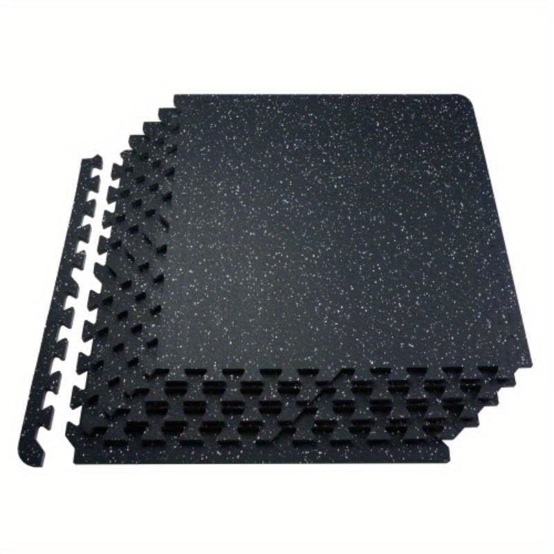 6 Interlocking Foam Gym Floor Mats Set for Home and Studio Use