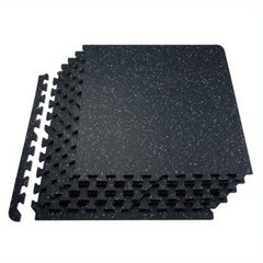 6 Interlocking Foam Gym Floor Mats Set for Home and Studio Use