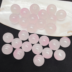 50pcs Colorful Glass Beads Loose Beads Necklace DIY Accessories