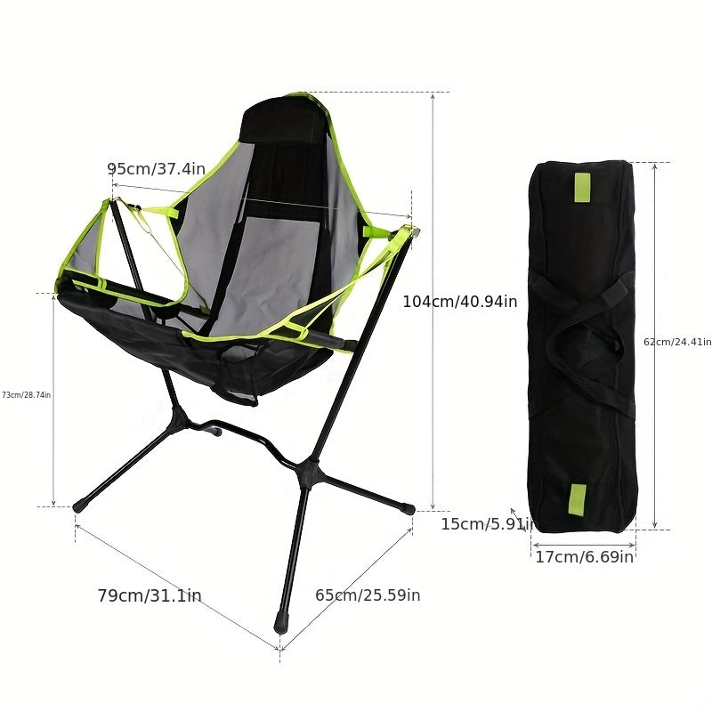 Portable Folding Leisure Swing Chair for Outdoor Camping