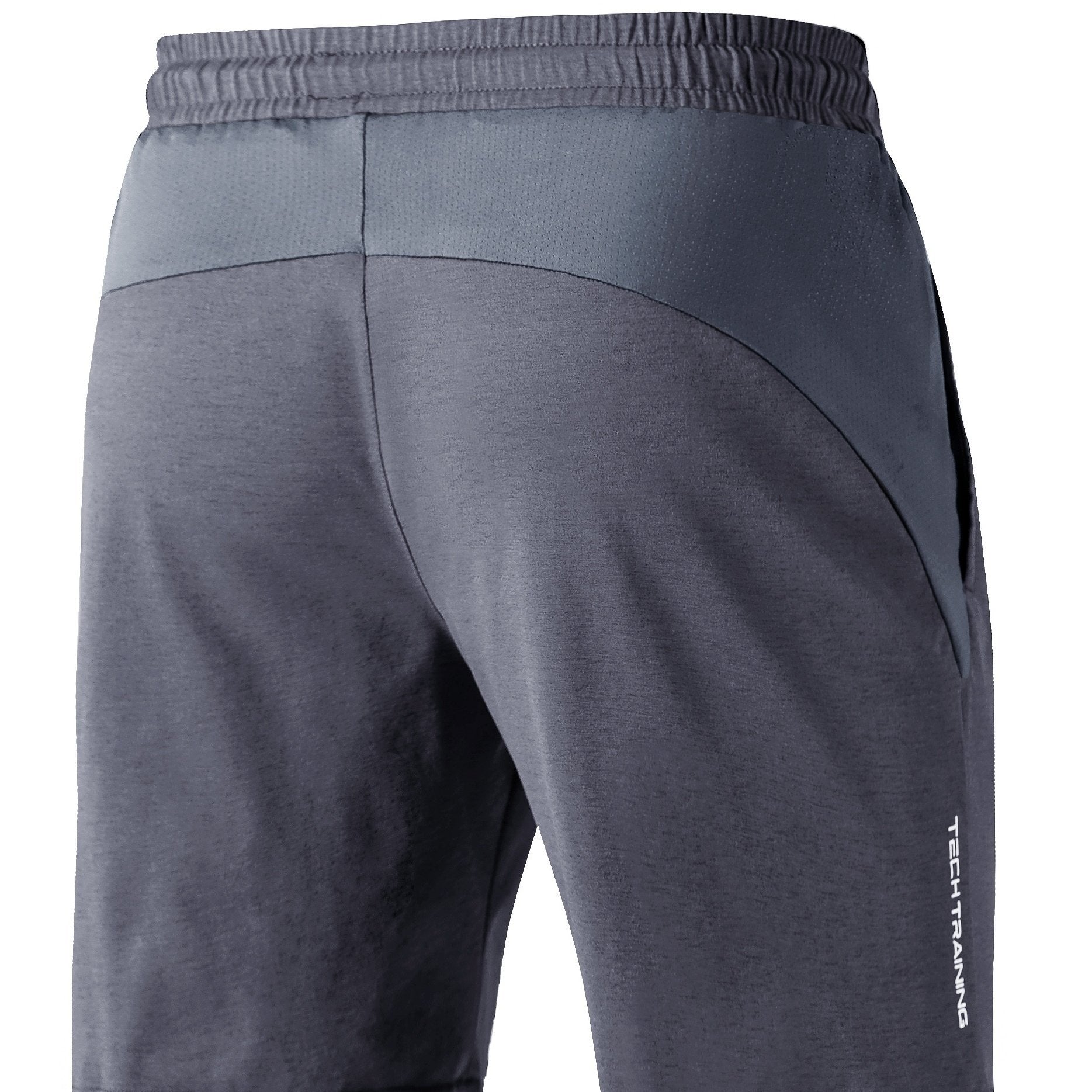 Men's Quick Dry Stretch Waist Shorts with Pockets for Gym Summer Training