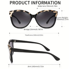 Men's Butterfly Frame Driving Sunglasses UV Mirrored Lens Sun Glasses