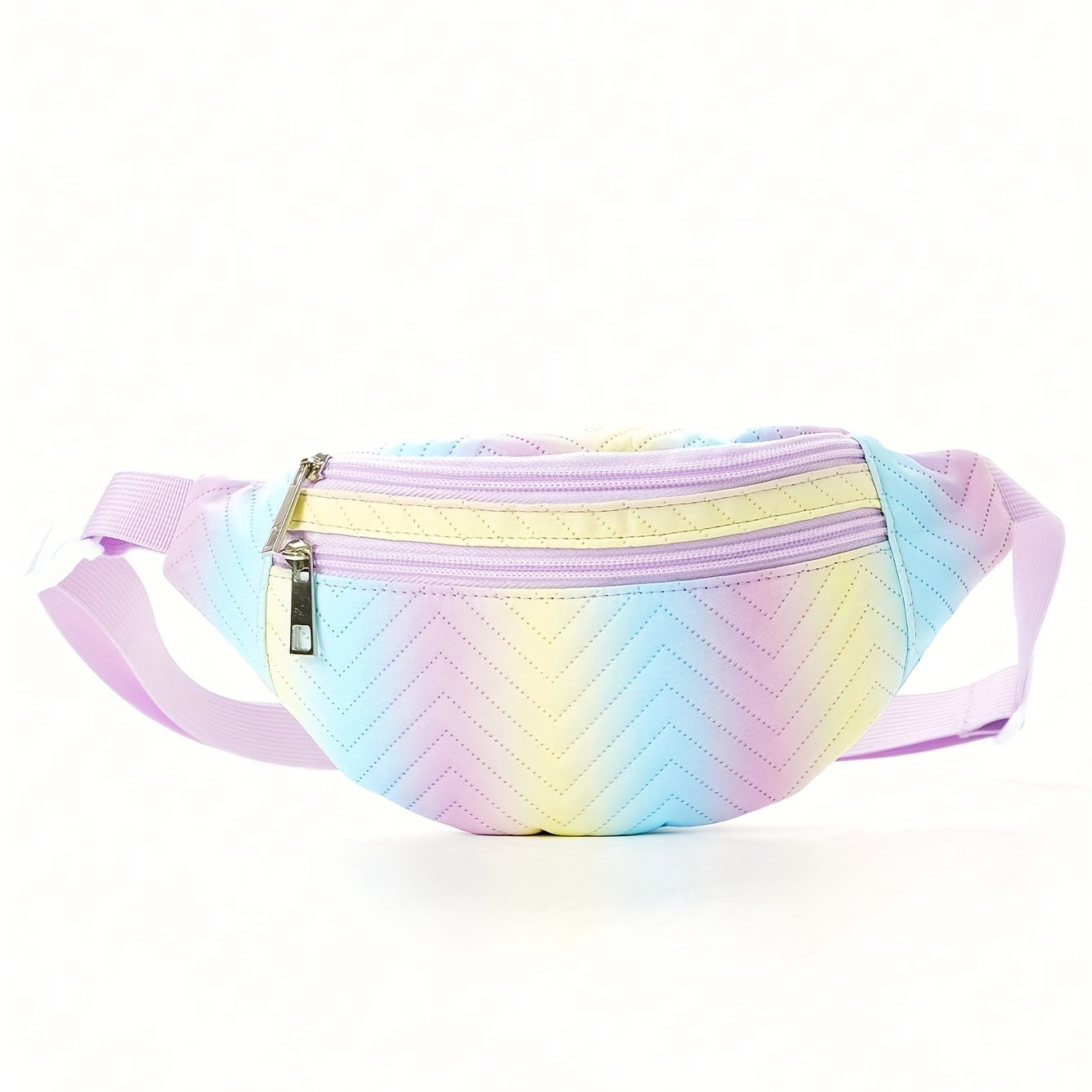 Quilted Waist Bag with Adjustable Strap for Girls
