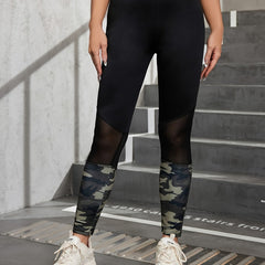 High Stretch Seamless Mesh Yoga Pants for Women