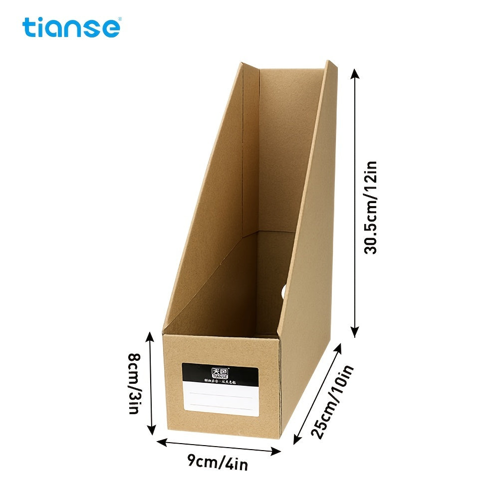 6pc TIANSE Magazine Holders File Organizer for Office & School