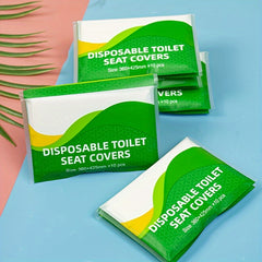 10-pack Disposable Toilet Seat Cover, Ring & Paper