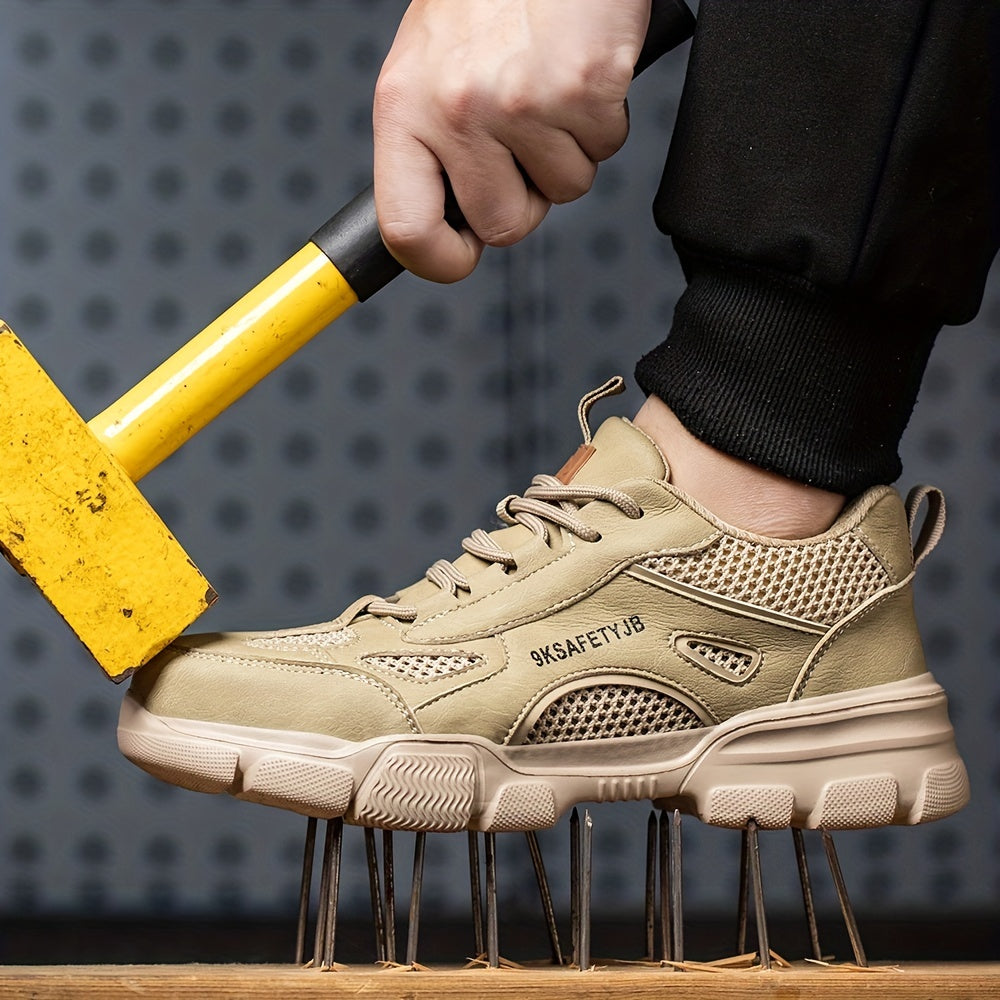 Puncture-Proof Safety Shoes for Work and Construction