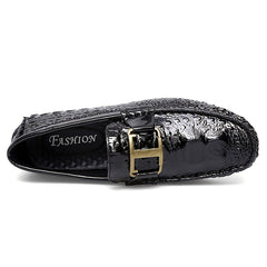 Metal Buckled Loafers Anti slip Casual Shoes