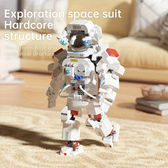 1000 pcs Astronaut Building Blocks Set Mixed Space Explorers Durable ABS Resin