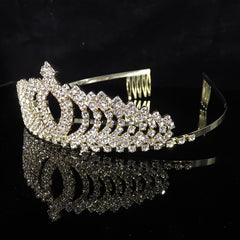 Silver Wedding Baroque Crown Bride Crowns And Tiaras