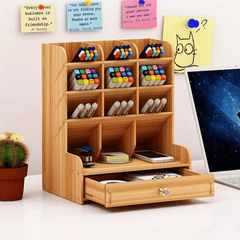 DIY Pen Holder Storage Box - Office, Classroom, Home Organizer