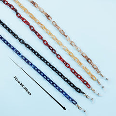 Men's Running Glasses Chain Anti-drop Temple Strap Adjustable Non-slip