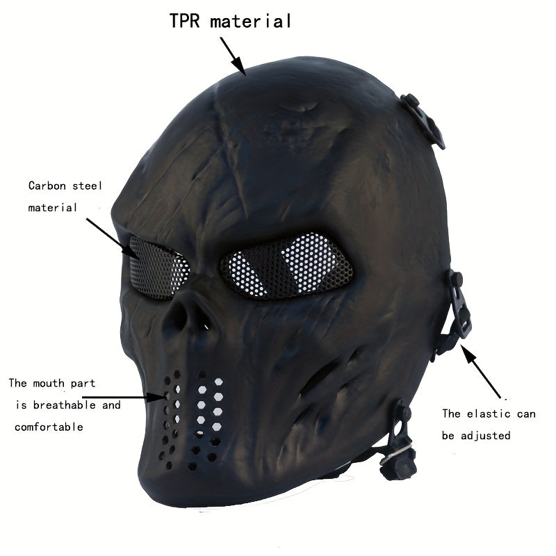Skeleton M06 Full Face Airsoft Mask for Halloween Cosplay