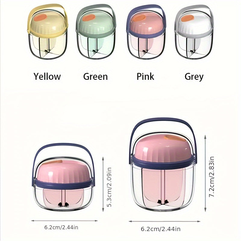 Large Capacity Pill Box for Travel and Office