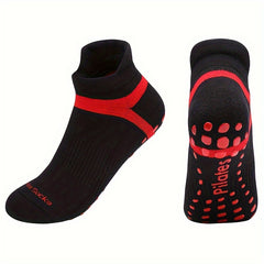 Women's Non-slip Yoga Socks Breathable Medium Tube Dance Training Socks