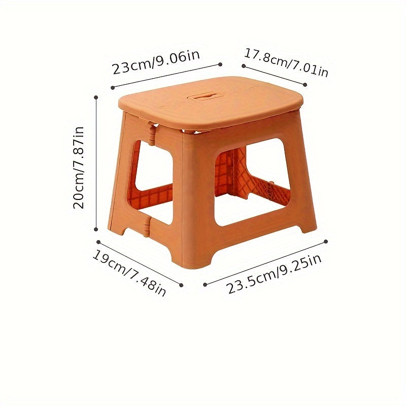 Portable Folding Stools Durable Plastic Stools For Home, Bathroom & Outdoor