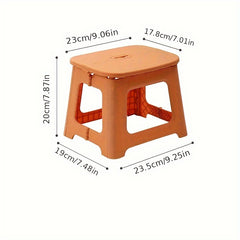 Portable Folding Stools Durable Plastic Stools For Home, Bathroom & Outdoor