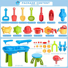 Kids Sand Water Table For Toddlers 3 Tier Sand And Water Play Table Toys